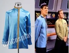 Star Trek First Officer Satin Jacket Costume Blue