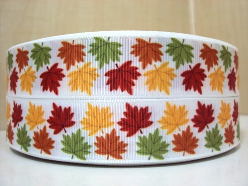 

7/8''(22mm) Thanksgiving high quality printed polyester ribbon 10 yards,DIY handmade materials,wedding gift wrap,10Yc1003