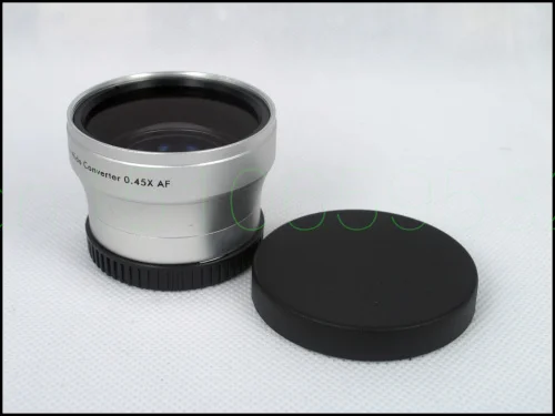 43 мм 0.45x широкоугольный + макрообъектив 0 45 Серебряный|conversion lens|0.45x wide anglewide conversion