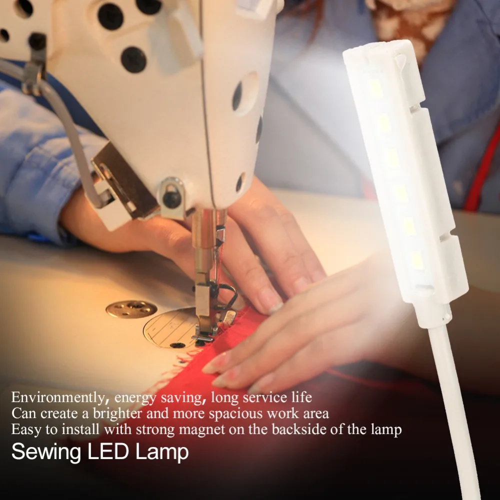 

0.5W Sewing Machine Accessory LED Working Light Magnetic Base Table Lamp Magnet Fixed Energy saving stay cool