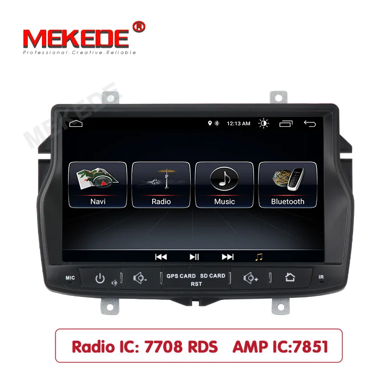 

MEKEDE Android 9.1 8.1 Car Multimedia DVD Player For LADA Vesta for Radio GPS navigation audio Stereo Russian menu wifi BT