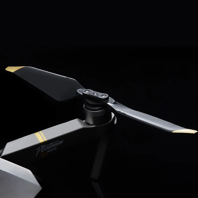 DJI Mavic Pro Platinum Дрон малошумные быстросъемные пропеллеры 8331(золотистый) для DJI Mavic Pro Platinum дроны
