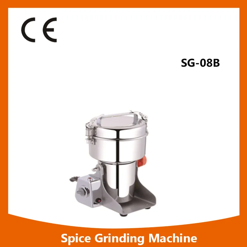 high efficiency automatic 400g electric stainless steel dry pepper Spice powder grinder machine for sale high efficiency automatic 400g electric stainless steel dry pepper Spice powder grinder machine for sale