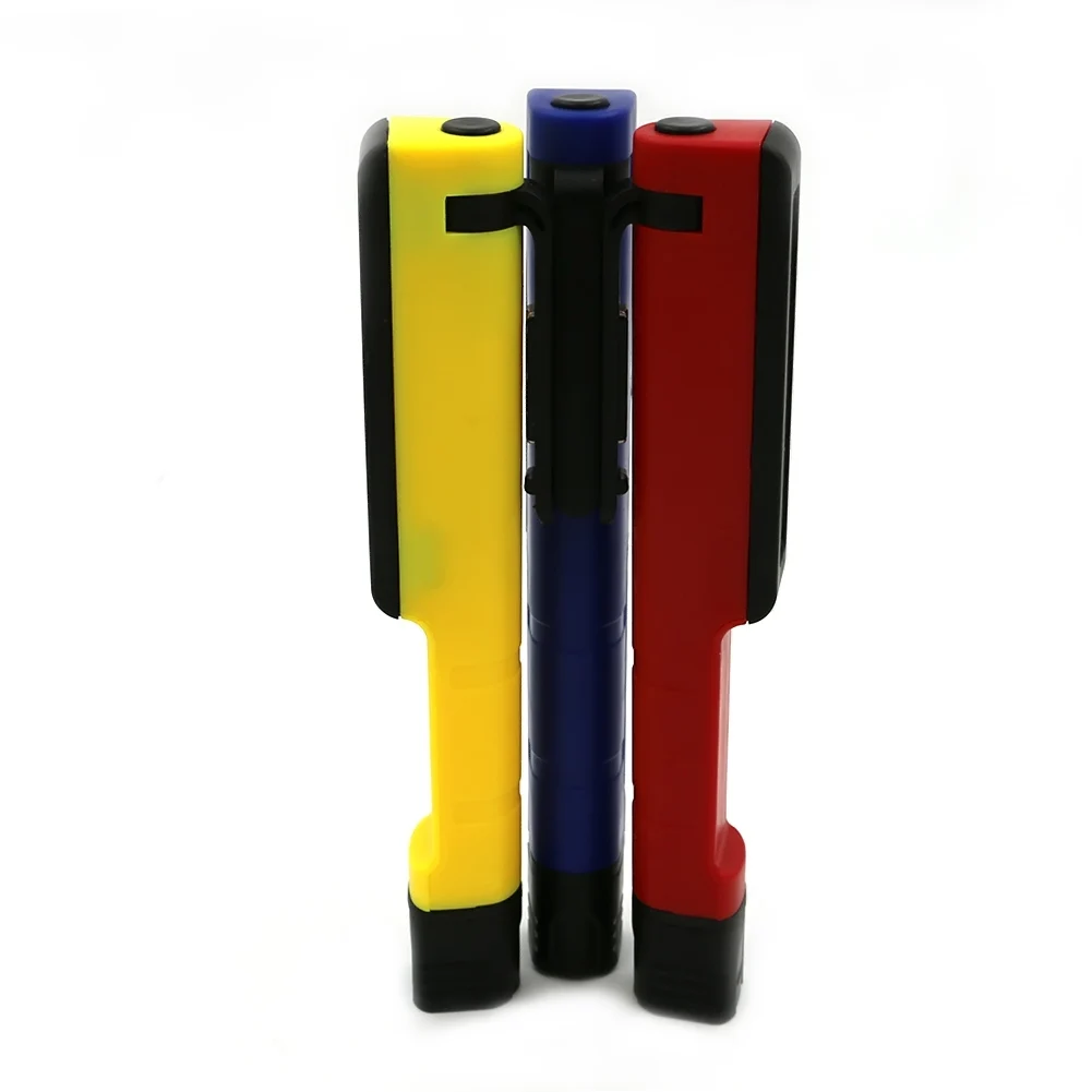 

3 Color Pocket Clip LED LIGHT 1 Mode Mini Pen square cob work flashlight high-quality LED Torch penlight With magnet