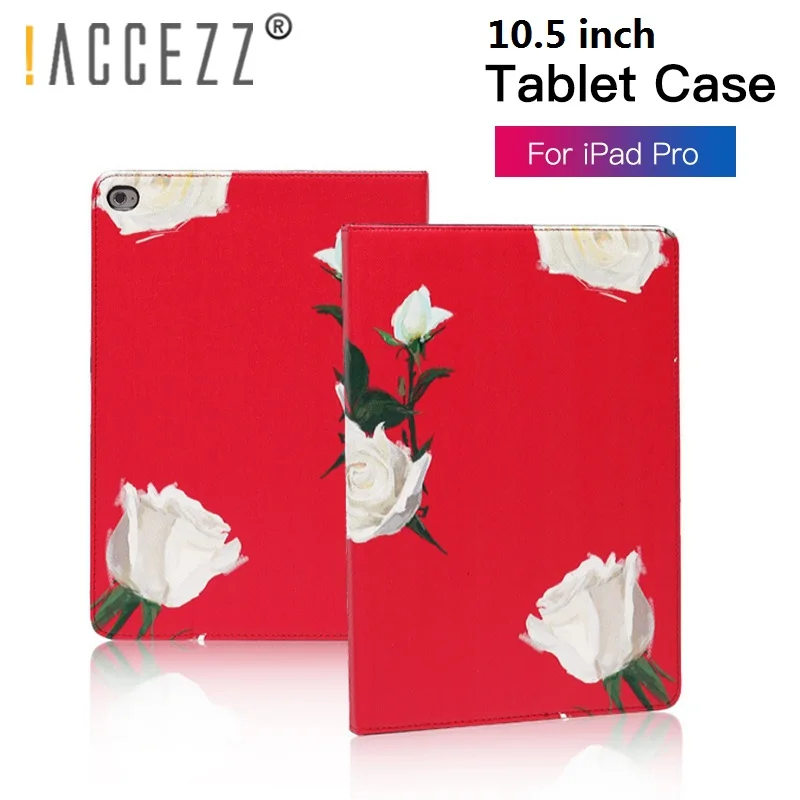 

!ACCEZZ For iPad Pro 10.5" inch Case Silk Pattern+PC Shockproof Smart Tablet Cover Ultra Thin Flip With Auto Sleep&Wake Up Funda