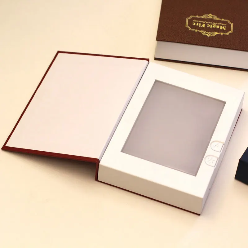 

Dynamic Led Flame Effect Book Light USB Rechargeable Night lamp Mother's Day Gift Reading Bed Room Night Lights