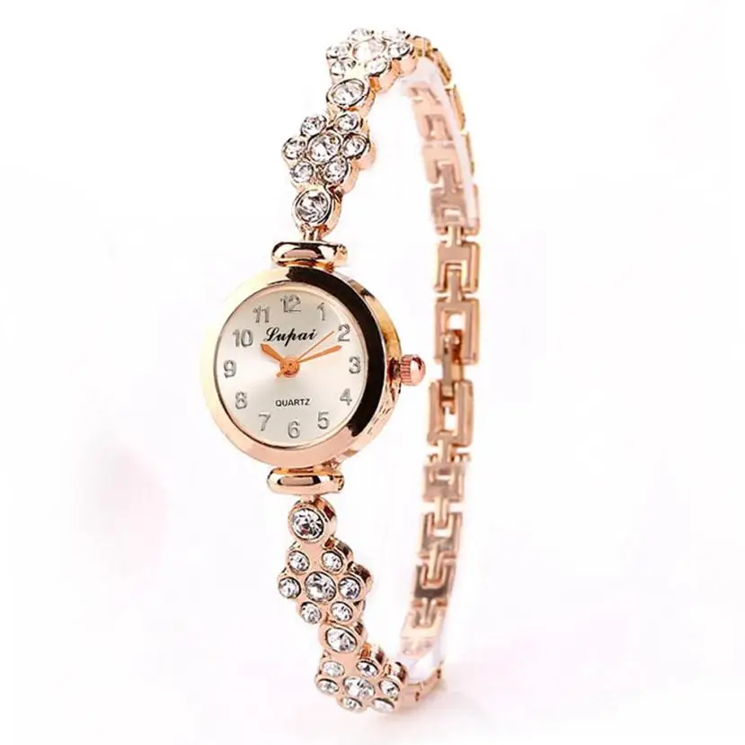 Кварцевые наручные часы relogio masculino LVPAI chaude De Mode De Lux Femmes Montres Femmes браслет часы для женщин