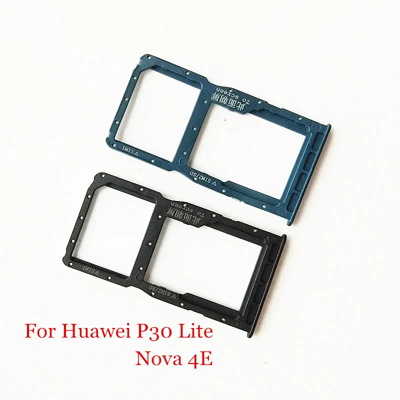 

Nano SIM/ Micro SIM Card Tray Holder Micro SD Card Slot Holder Adapter for Huawei P30 Lite / Nova 4E Nova4E