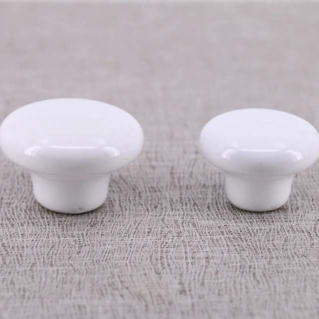 32mm 38mm White Ceramic Cabinet Furniture Handle For Kitchen 32mm 38mm White Ceramic Cabinet Furniture Handle For Kitchen Drawer Pulls S Door Round