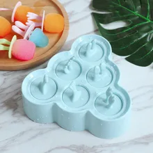 1 шт творческий мультфильм Форма пищевые для кухни силиконовый гель формы для мороженого самодельный лед форма под лед Stick формы Симпатичные для льда