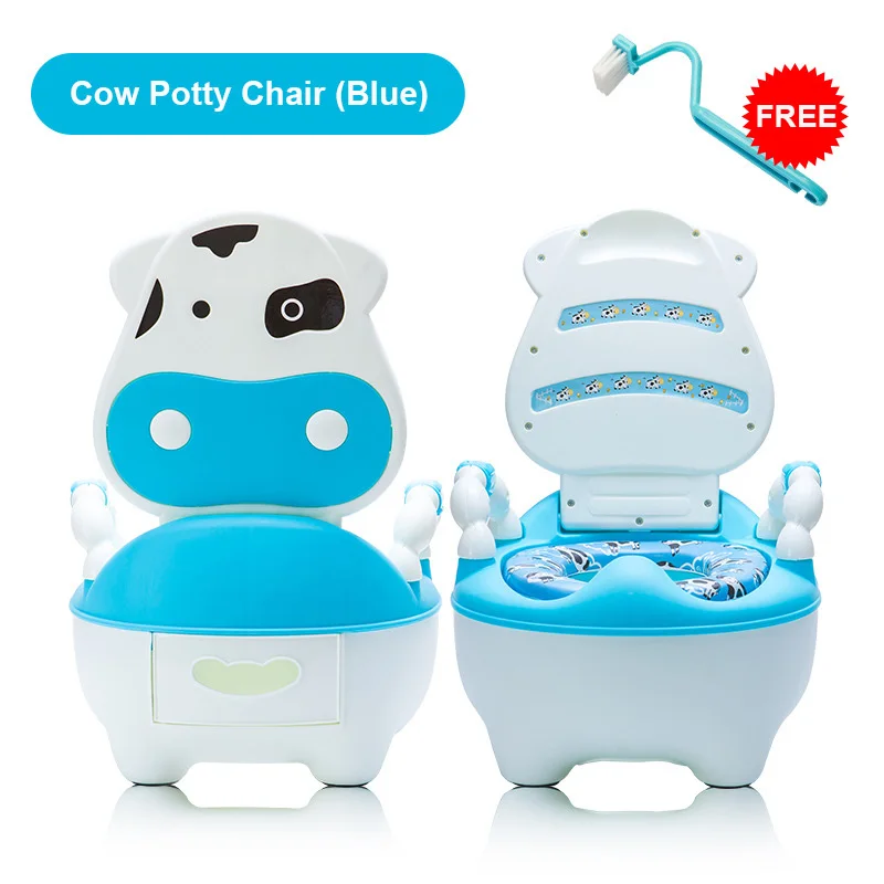 Lovely Cute Cow Baby Potty Chair for Boys and Girls Toddler Potty