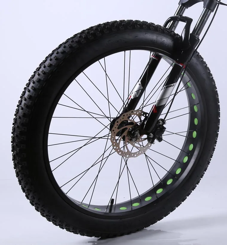 Perfect 4.0 / 4.8 Size Fat Tire 26 Inches Wheel, Front Wheel and Rear Wheel,with Inner & Outer Tires, without Front Fork 5