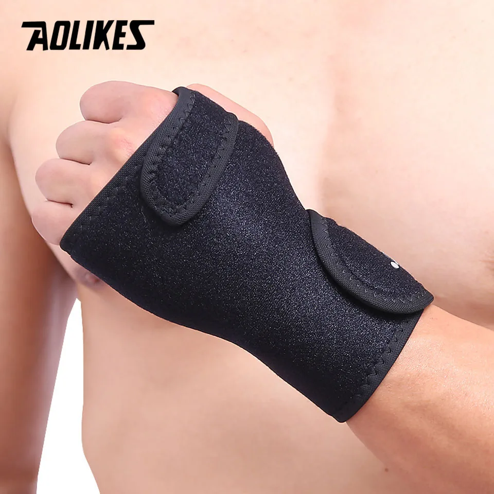 AOLIKES спортивные Напульсники опора для запястий 1 шт. тяжелой атлетики и