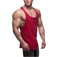 Фитнес Бодибилдинг Racerback безрукавки для женщин для мужчин жилет без рукавов хлопковые майки вздох мышцы рубашка XXL