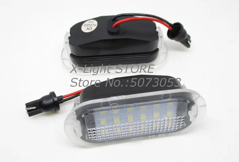 2PCS LED COURTESY door LIGHT welcome light lamp for VW Beetle Bora Golf Polo Sharan Vento Touran SKODA Octavia SEAT Leon Toledo