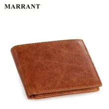 MARRANT 100% Véritable en cuir hommes portefeuille et sac à main Haute qualité vraie peau de vache hommes portefeuille Casual courte section multi-carte portefeuilles