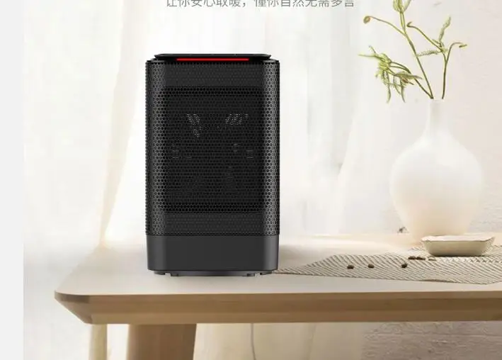 

220V Mini Portable Mute Electric Fan Heater Cube Shape Electric Cold And Warm Air Blower Dual Purpose Office Gift
