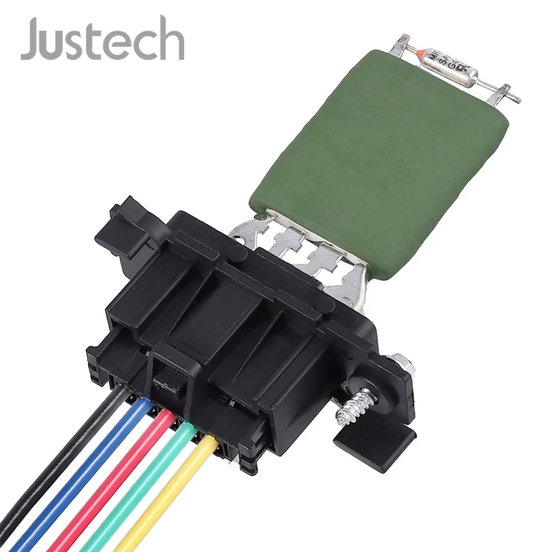Justech 13248240 нагнетатель отопителя вентилятор двигателя резистор с жгутом проводки