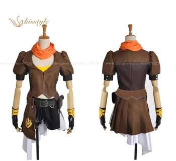 

Kisstyle Fashion anime ruby Yellow Trailer Yang Xiao Long Cosplay Costume