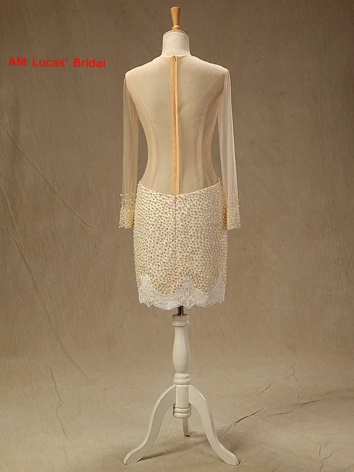 Новое дизайнерское Элегантное коктейльное платье с длинными рукавами, вечерние короткие платья, платья vestido de festa Curto