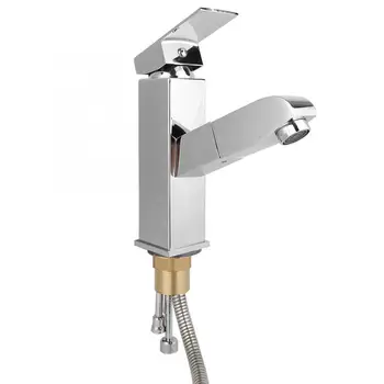 

G1/2'' Pull-out Cold Hot Water Faucet G1/2'' Mixter Tap For Bathroom Washbasin Flexible Brass Hot Cold Water