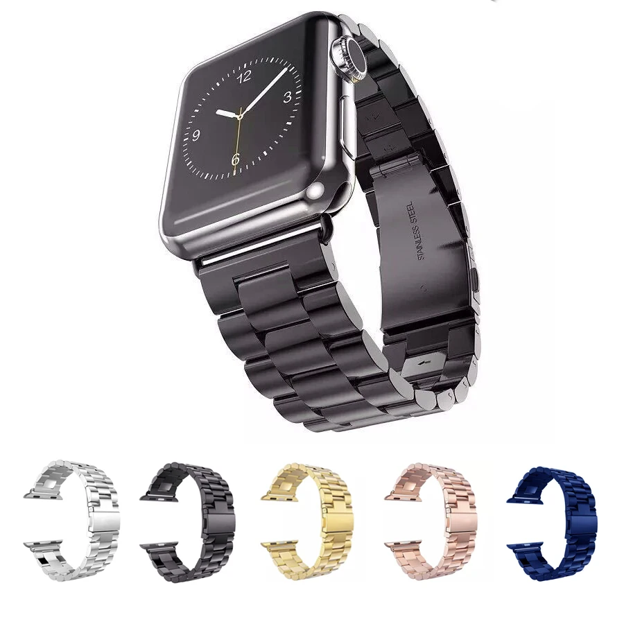 URVOI ремешок для apple watch series 5 4 3 2 1 iWatch браслет из нержавеющей стали 6 цветов