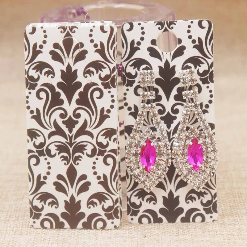 4 см * 9 крафт-бумага шпильки для ушей карты бирка вывешивания ювелирных изделий