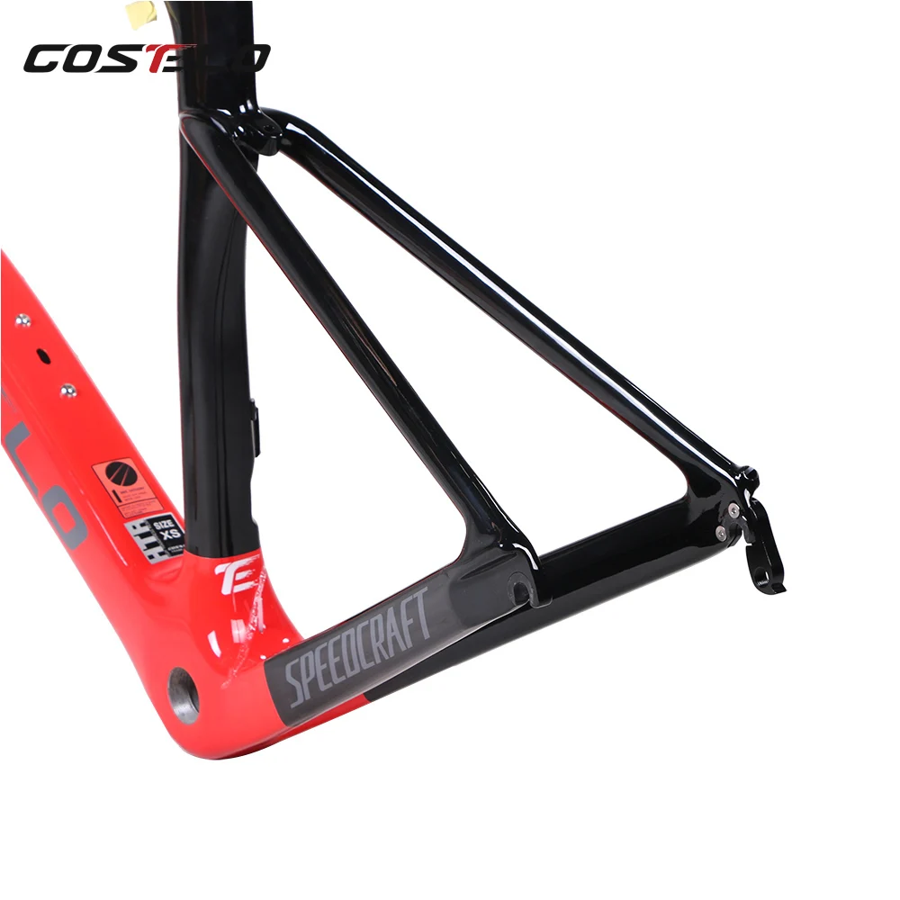 Flash Deal Costelo Speedcraft Road Bicycle Carbon Frame T1000 UD Carbon bike Frame Matte/Glossy bicicleta carbono bici telai in carbonio 12