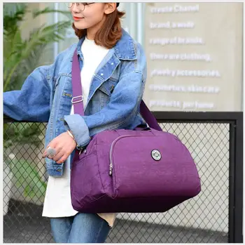 

JINQIAOER Brand fashion, the Korean version of the leisure bag large capacity waterproof nylon bag single shoulder bag