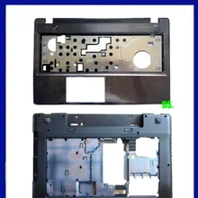 / для lenovo IdeaPad Z580 Z585 Упор для рук верхняя крышка Keyboar крышка и Нижняя основа чехол D корпус нижний Чехол черный 3ALZ3BALV00