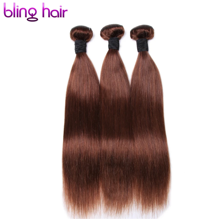 Clover Leaf перуанский прямые волосы 4 цвета Ombre Weave Non-человеческих волос 3 Связки большое значение для салона утка расширения