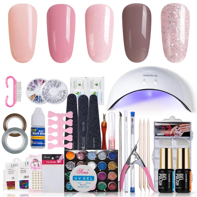 Modelones 11pcs Lot Sunmini Uv Lamp Beigner Practice Nail Art Tools Modelones 11pcs Lot Sunmini Uv Lamp Beigner Practice Nail Art Tools Diy Design