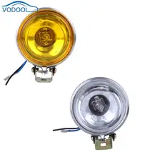 12V 55W Противотуманные фары Дневные Фары Светильник лампа для рабочего освещения 3 дюймовый круглый боковые зеркала автомобиля Реверсивные огни светильник белого и желтого цвета автомобильные аксессуары