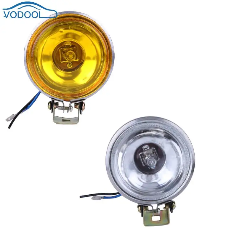 12V 55W LED DRL Round 3inch Car Fog Lamp Driving Daytime Running Light White New