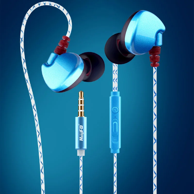 Earphones In-Ear Sport Headsets With Built-in Microphone 3.5mm Wired Earphone For xiaomi iPhone Samsung Headset | Электроника