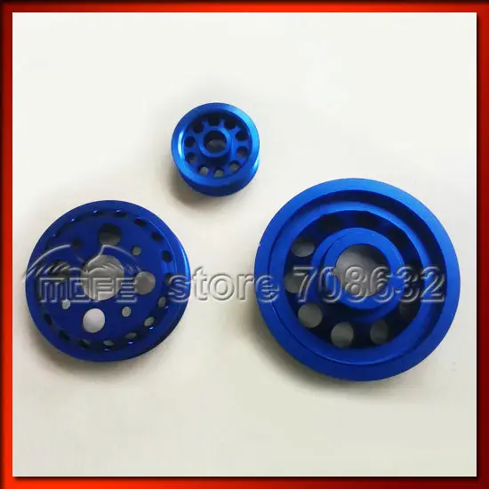 Кривошипный шкив для фэрледи Z33 350Z VQ35DE 02 06 синий|crank pulley|pulley crankz33 350z |