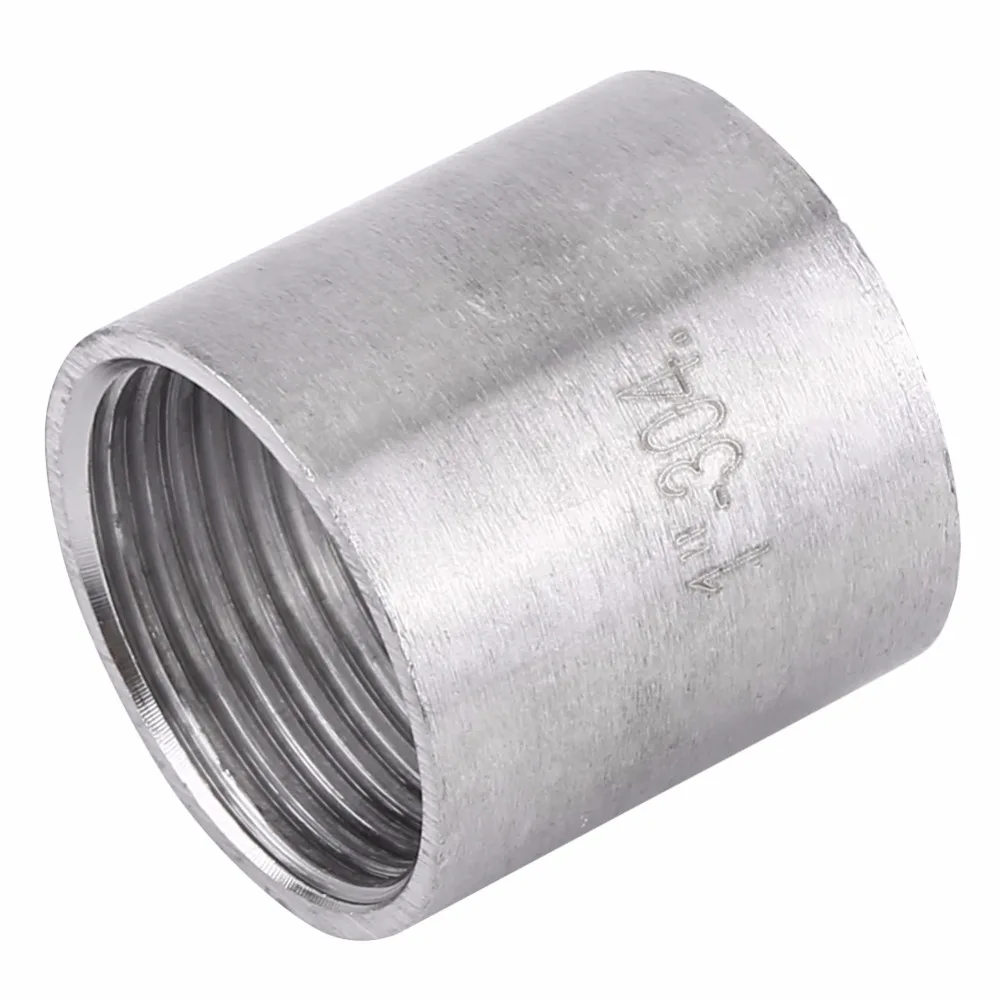 Stainless Steel Pipe Fittings Female x Female Threaded Pipe Fitting