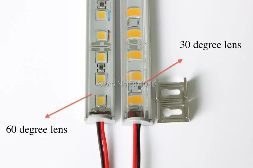 20 м(20 шт) много, 1 м за штуку, светодиодный алюминиевый профиль для светодиодных лент AP1707C/G-30/60, с 60 или 30 градусов прозрачные линзы 12 мм