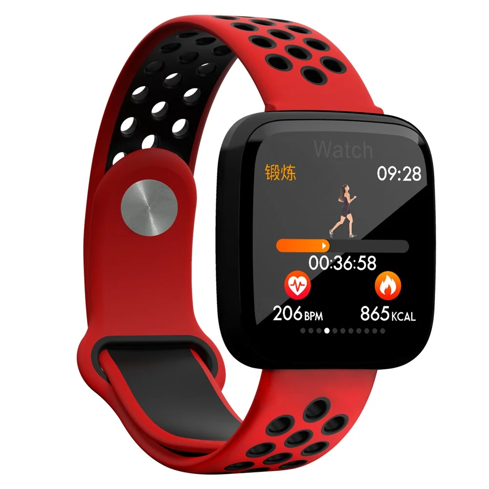 696 цветов F15 умный Браслет монитор кровяного давления smartband большой экран Эра