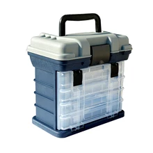 27*17*26 см 5 слоев PP+ ABS большой ящик для рыболовных снастей пластиковая ручка wateproof коробка для хранения передач Карп Рок рыболовные инструменты, аксессуары