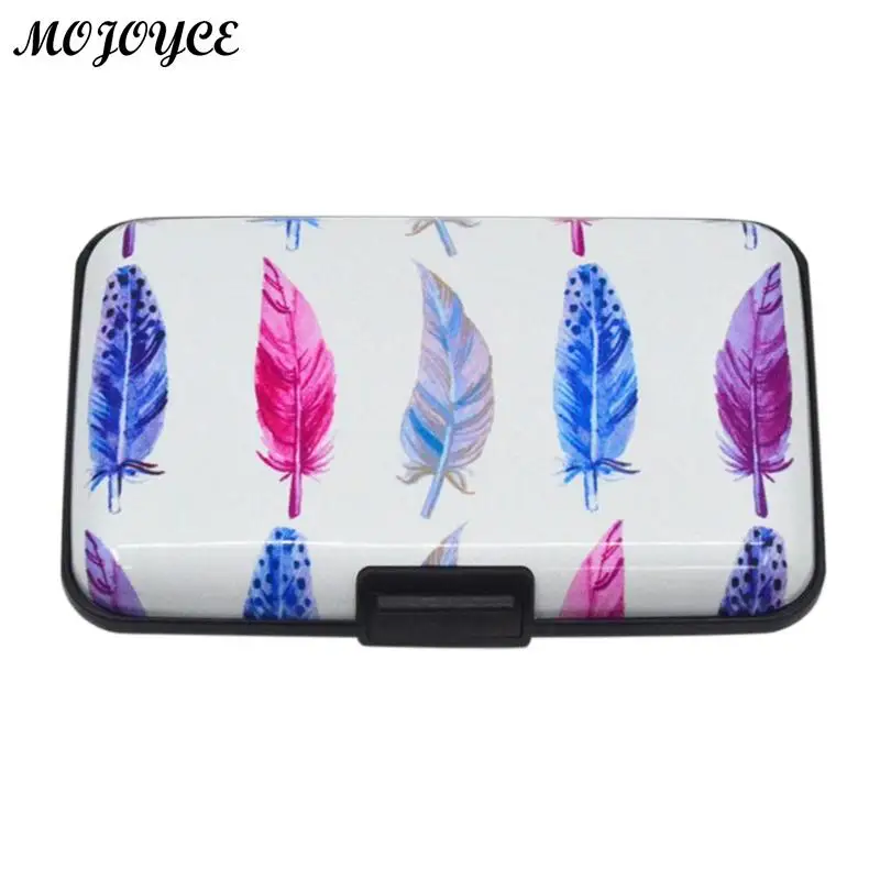 

New Aluminum Business ID Credit Card Case Holder Brand Metal Wallet Anti RFID Card Box For Men Women Sac A Dos bolsas feminina