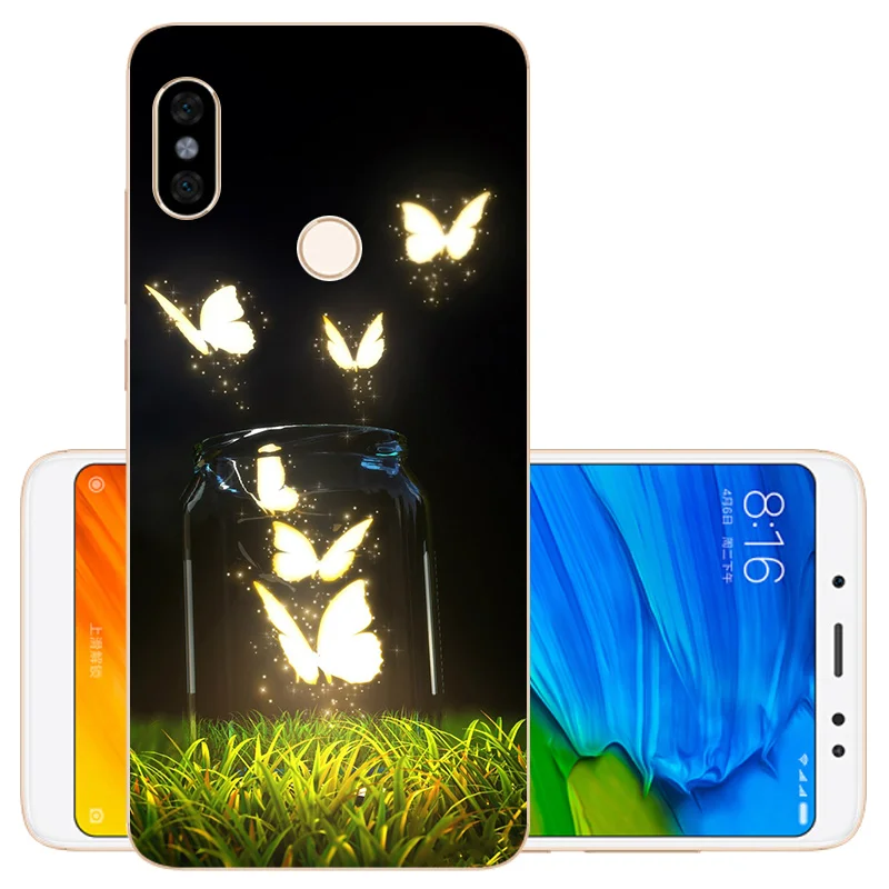 CROWNPRO для Funda Xiaomi Redmi Note 5 чехол для телефона Redmi Note 5 Pro Чехол Силиконовый мягкий TPU Coque Global Redmi Note 5 Чехол - Цвет: BLD