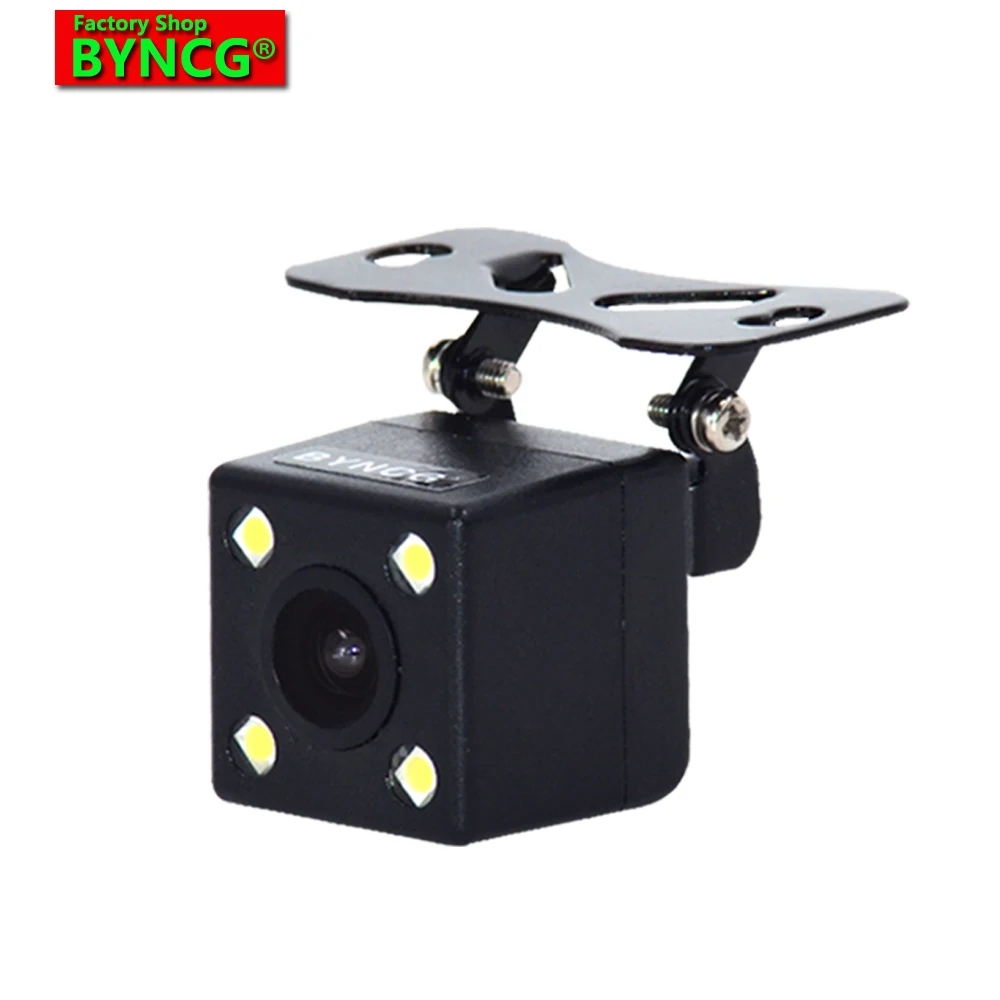 

BYNCG WG1 4LED Car Rear View Camera rearview parking HD CCD camera Wide Angle Waterproof Universal Parking Reverse backup Camera