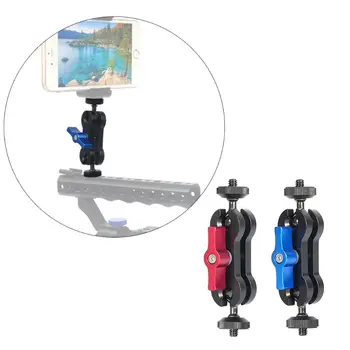 

Articulating Magic Arm 360 Degree Rotating Mount Stand with Double Ball Heads 1/4"Screw For Camera Field Monitor LED DSLR Flash