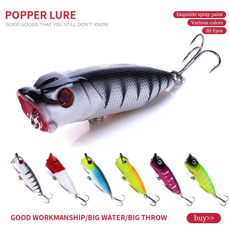 1 قطعة بوبر المتذبذب الصيد إغراء مع 6 # السنانير العائمة crankbait الاصطناعي الطعم poper pesca الكارب بايك 6.5 سنتيمتر 12g 1 قطعة بوبر المتذبذب الصيد إغراء مع 6 # السنانير العائمة crankbait الاصطناعي الطعم poper pesca الكارب بايك 6.5 سنتيمتر 12g
