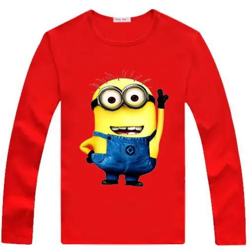 shirt Children Minions Boys Clothes 