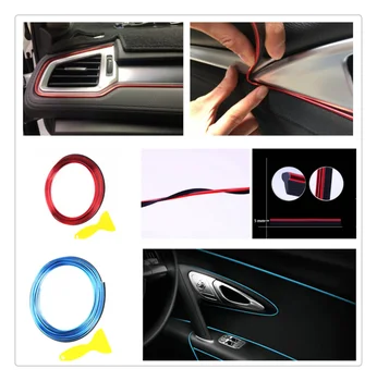 

Car shape decorative strip door panel gap instrument modification line for Chevrolet GPiX Jay Groove Beat Avalanche 34