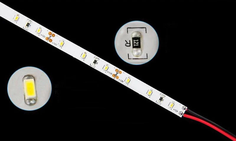 Wonlukiy 3014 Светодиодные ленты 60 светодиодный/метр DC12V IP30 Водонепроницаемый холодный