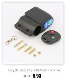 Велосипед Мотоцикл велосипедный Звонок замок водонепроницаемый Противоугонная защита от взлома пароль охранная сигнализация звуковая безопасность замок полностью