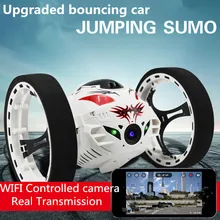Con Cámara Mini Coche Rebote PEG SJ88 4CH 2.4 GHz Fuerte saltando De Sumo Robot de Control Remoto de Coches RC con Ruedas Flexibles coche